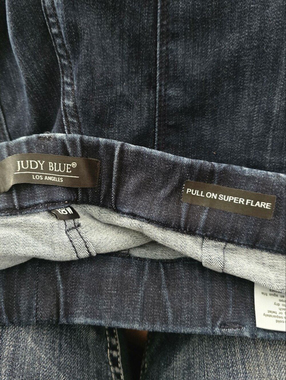 Judy Blue High Waisted Suoer Flare Pull On Denim Jeans Size 18W NWT - Picture 3 of 7